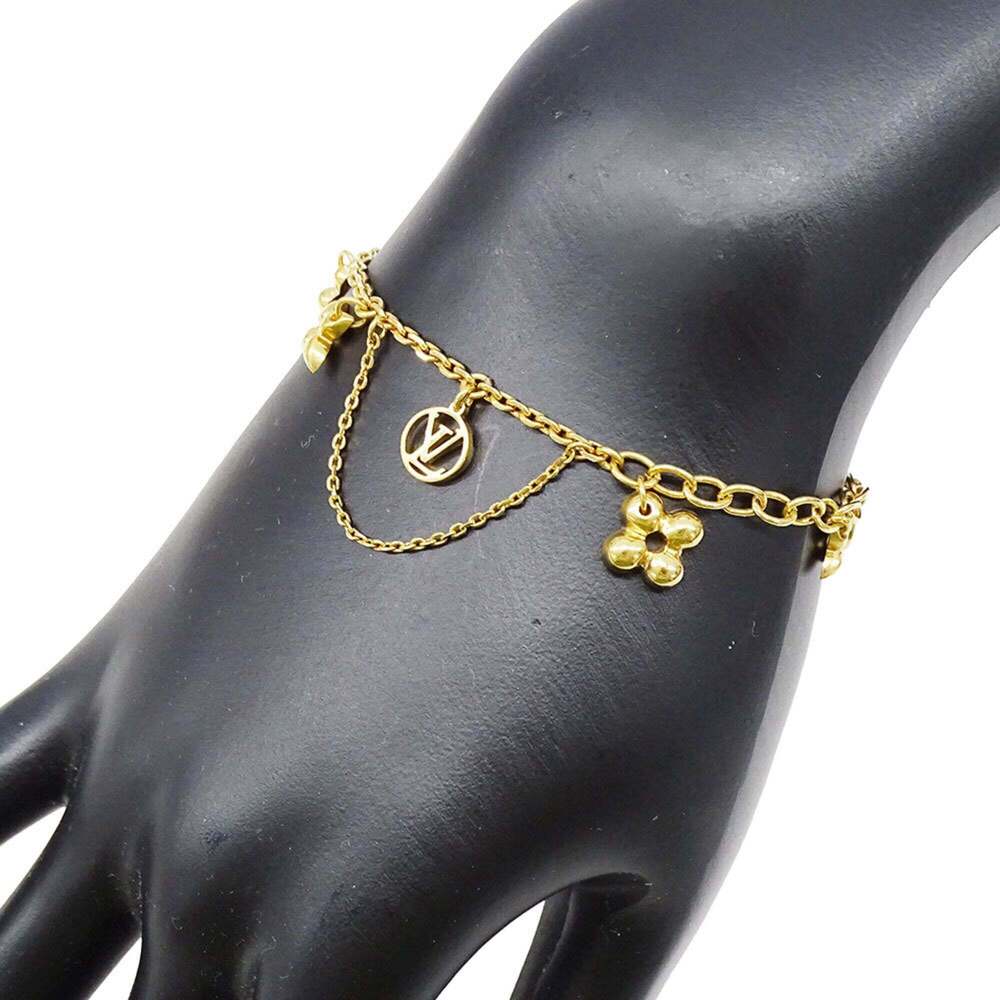 LOUIS VUITTON Gold Charm Bracelet - Picture 7 of 12